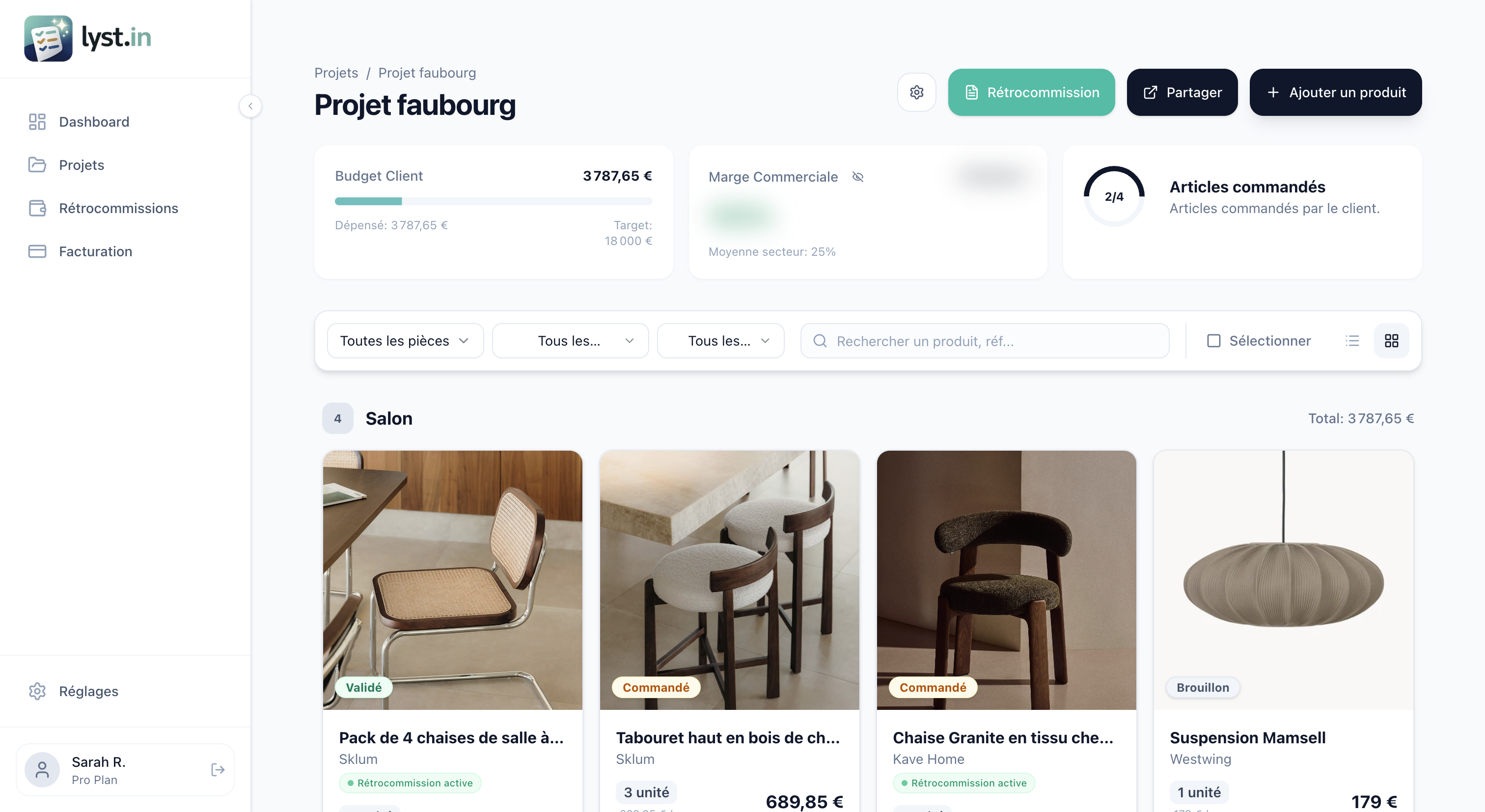 Shopping list Lyst.in sur mobile